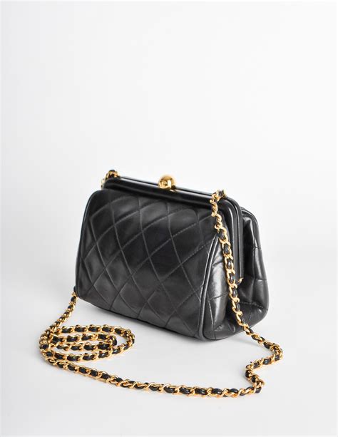 old style black chanel crossbody